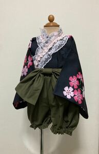 313* hakama способ кимоно платье *80~90* Новый год свадьба 