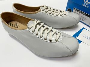 デッド レア 新品 限定 06年adidas JESSEOWENS アディダス ジェシーオーエンス アディダスラー グレー レザー us 8.5 JP 26.5 ビンテージ