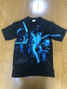 80s 名作SF映画 USA製 STAR WARS スターウォーズ　プリントtシャツ ヴィンテージtシャツ ダースベーダー