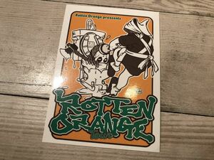 ROTTEN ORANGE TOUR ステッカー/シール★サイズ縦12.7横9★