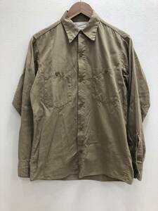 ビンテージ H.B.T ヘリンボーン ワークシャツ S ベージュ 40's 50's 60'sUS ARMY