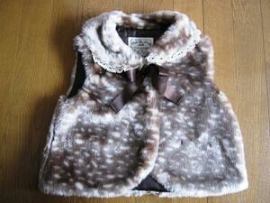  super-beauty goods Olive des Olive * collar attaching fake fur the best 130