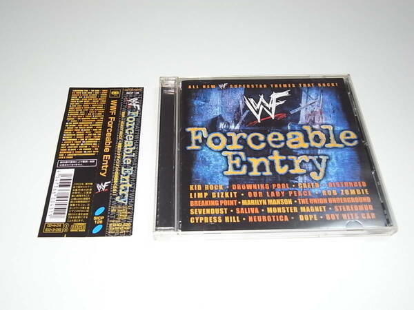 送料無料 帯付き 中古 CD「WWF Forceable Entry」プロレス団体 WWF テーマ曲集