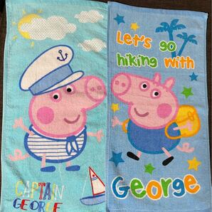 新品 ペッパピッグ フェイスタオル 難あり