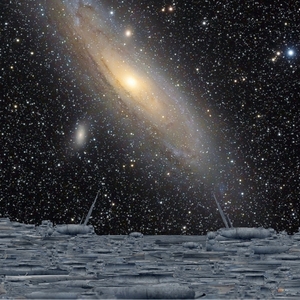 Art hand Auction A4 impression Andromeda Galaxy cy302 art espace nébuleuse vaisseau spatial cuirassé spatial guerre galactique arme futuriste nébuleuse galaxie bataille étoile navire photo art, Ouvrages d'art, Peinture, graphique