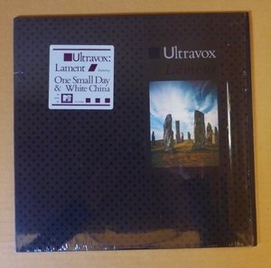 ULTRAVOX「LAMENT」米ORIG [CHRYSALIS] ステッカー有シュリンク美品