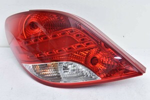 【良好品】プジョー 207 後期 純正 LED テールランプ 左側 テールレンズ テールライト 品番 VP9PFX-13405-A/ 96 865 660 80-00