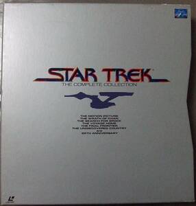 LD[STAR TREK THE COMPLETE COLLECTION Star Trek theater version Ⅰ~Ⅵ set outer box case attaching ] used i deer wa