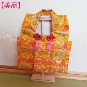 【美品】雛人形 被布 飾り 七五三 スタンド付き　初節句