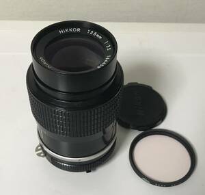 NIKKOR 135mm 単焦点　f1/3.5 中古品、小難あり、現状渡しです。