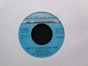 Chris Hills - Isn't It A Dream Come True / Til The Last Thrill Is Gone