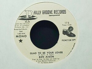 Ben Aiken - Glad To Be Your Lover 白ラベルプロモ WLP Mono / Stereo