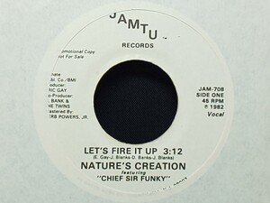 Nature's Creation - Let's Fire It Up 白ラベルプロモ WLP