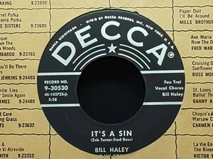 Bill Haley And His Comets - Mary, Mary Lou / It's A Sin