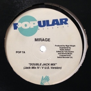 12inchレコード MIRAGE / DOUBLE JACK MIX