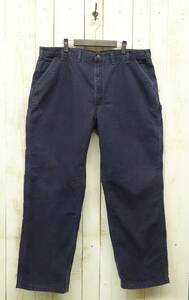 古着卸　RETRO レトロ　 ＊Carhartt カーハート ＊Painter pants　ダック　ペインターパンツ W44L32＊チェック裏付＊ビックサイズ　ワイド