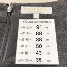 PROPORTION BODY DRESSING ボーダーベルト ワンピース_画像6