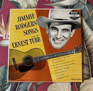 Ernest Tubb 1951 US Original 10inch Jimmie Rodgers Songs Hillbilly ロカビリー