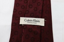 美品 カルバンクライン Calvin Klein ドット柄 おしゃれ 人気 高級ブランド ネクタイ_画像2