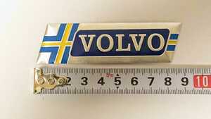ボルボロゴ★スウェーデンフラッグタイプ アルミメタルステッカー VOLVO XC40 V40 V50 V60 V70 XC60 XC90 S60 VOLVOシール