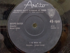 / 試聴可 / CUBA / キューバ / 45'S / GRUPO BATEY / AREITO 6769 / 70'S キューバン・ファンキー・ワラーチャ 45'S !!!