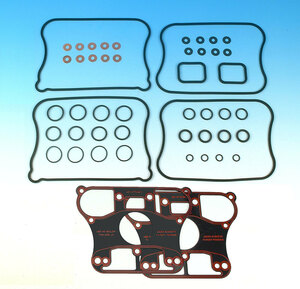 86-90年迄スポーツスター用　ロッカーカバーガスケットキット RCM 17030-89X XL ハーレー