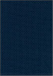 151006《生地の切売》小紋柄 ダークブルー インディゴ染めプリント 綿100% 110m幅 インド製【50cm単位】