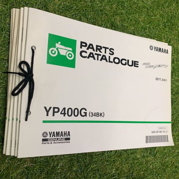 ■パーツカタログ ヤマハ YAMAHA 7冊セット マジェスティ 400 YP400G 34BK 34B7 majesty 5RUV 5RUS ■