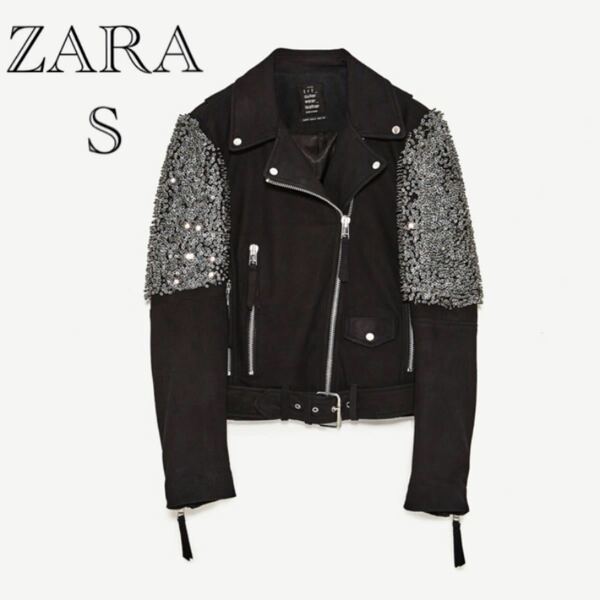 zara ザラ ライダース ジャケット 子羊皮