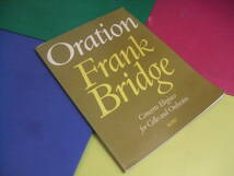 輸入楽譜 スコア/フランク・ブリッジ/悲歌的協奏曲 祈り/Frank Bridge/Oration Concerto Elegiaco/オーケストラ 稀少_画像1