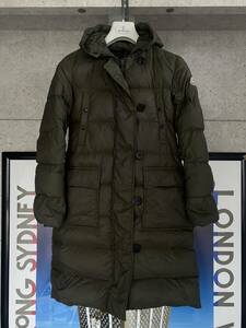 [Оперативное решение] Moncler Moncler Down Pate Dark Green Ladies Down Bupt Size 00 Onemic Antycian Real