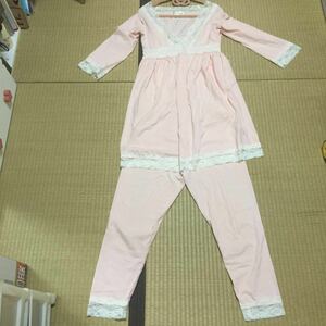 sweet mommy Suite mummy .. maternity pyjamas pink S race 3 point set 
