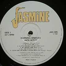 JACK SCOTT/Burning bridges　レコード_画像3