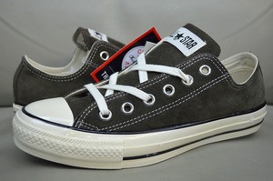 新品未使用 converse コンバース SUEDE ALL STAR US OX スエード オールスター スエードレザー 1CL709 チャコール US4 23センチ 送料無料