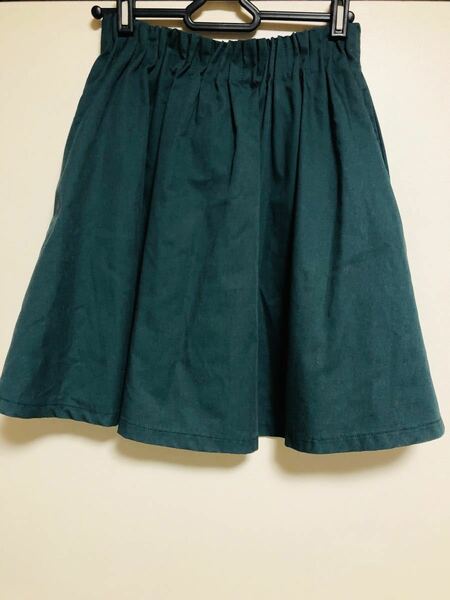 グリーン 緑 ひざ丈スカート