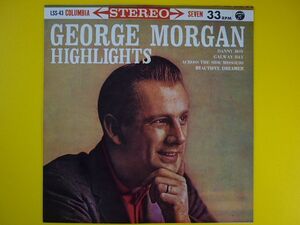 EP◆ジョージ・モーガン/ハイライト LSS-43◆George Morgan,HIGHLIGHTS,ダニーボーイ,ガルウェイベイ,ミズーリ横断,夢路より,レコード 7