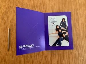 ★未使用★　SPEED　First Live テレホンカード 50度数 テレカ