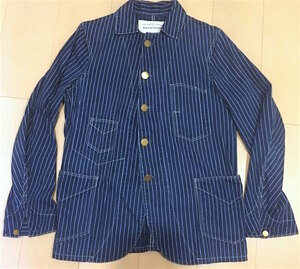 WORKERS K&TH/インディゴウォバッシュサックコート/カバーオール/インディゴウォバッシュ/ワーカーズK＆TH/WABASH