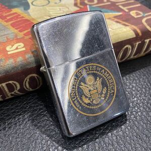 ※yui様専用 【ZIPPO】THE UNITED STATES OF AMERICA ジッポライター USA アメリカ シルバー