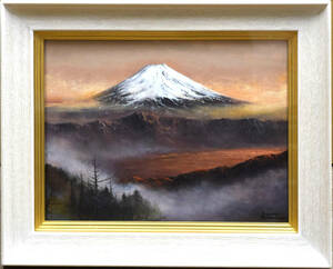 Art hand Auction [Garantie authentique] Takemoto Harune / Harunobu Dawn of Shallow Spring / Peinture à l'huile n° 6 / Gagnant du prix Showakai, Peinture, Peinture à l'huile, Nature, Peinture de paysage