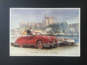 ポストカード　THE AUSTIN A90 ATLANTIC CONVERTIBLE イギリス製　サンプル保管品