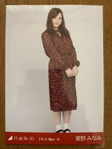 乃木坂46 月別生写真 2018.May-Ⅳ 星野みなみ ヒキ