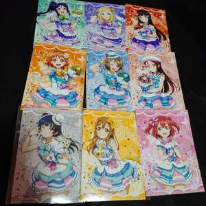 9枚セット　Aqours ゲーマーズ限定フェア　ラブライブ！ 特典ブロマイド フェス ポストカード　非売品　曜　花丸　善子　果南　アクア　hcc