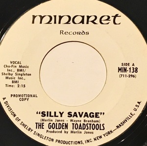 [試聴]USプロモ盤FUNK45s　The Golden Toadstools // Silly Savage / Silly Savage[EP]MIN138レアグルーヴ ディープファンクdeep 7inch