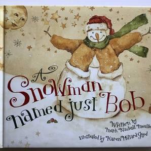 洋書 絵本■ARTBOOK_OUTLET■K2-026★送料無料 新品 スノーマン なまえはボブ ハードカバー 絶版 トールデザイン参考に