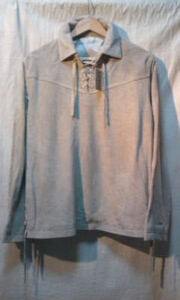 bahati カウスエードレースアップジャケット Ｍ 70%OFF レザーシャツ 皮シャツ レザージャケット 革ジャン