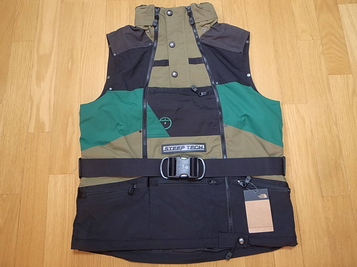 海外限定 THE NORTH FACE STEEP TECH APOGEE VEST L新品 オリーブOLIVE