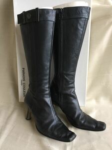 *PARADIS COULEUR*palati Couleur * long boots * leather *24 centimeter *