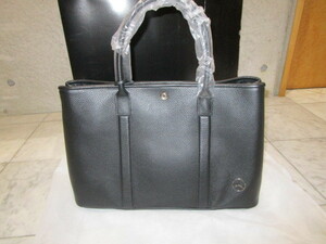  prompt decision!BARNEYS NEWYORK Barneys New York leather tote bag black new goods 