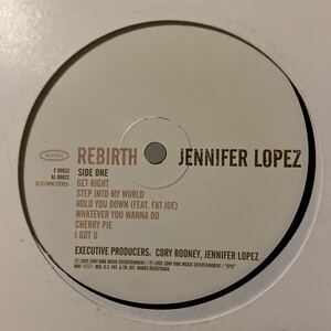 JENNIFER LOPEZ REBIRTH アルバム　ジャケ無し　レコード　バイナル　レア